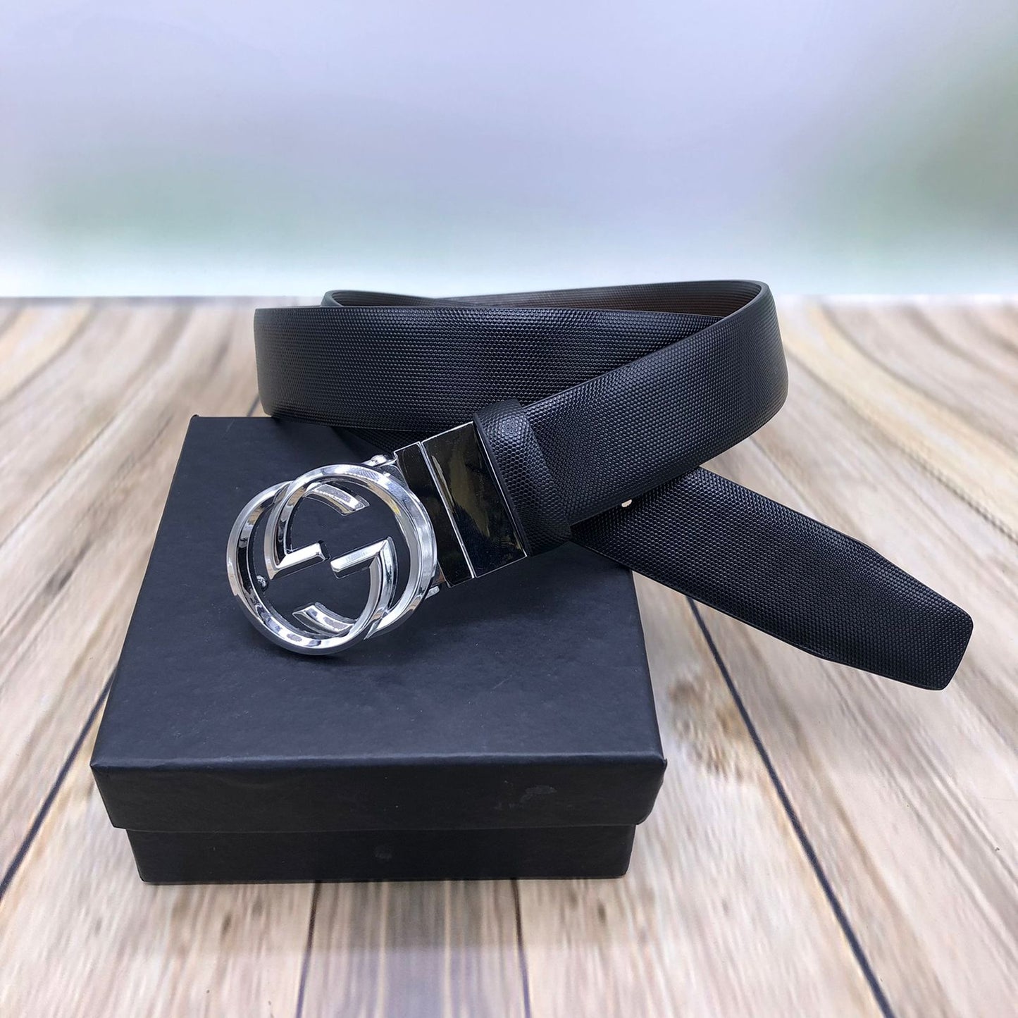 Luxury Designer Belt With GG Pattern For Men's-JonasParamount