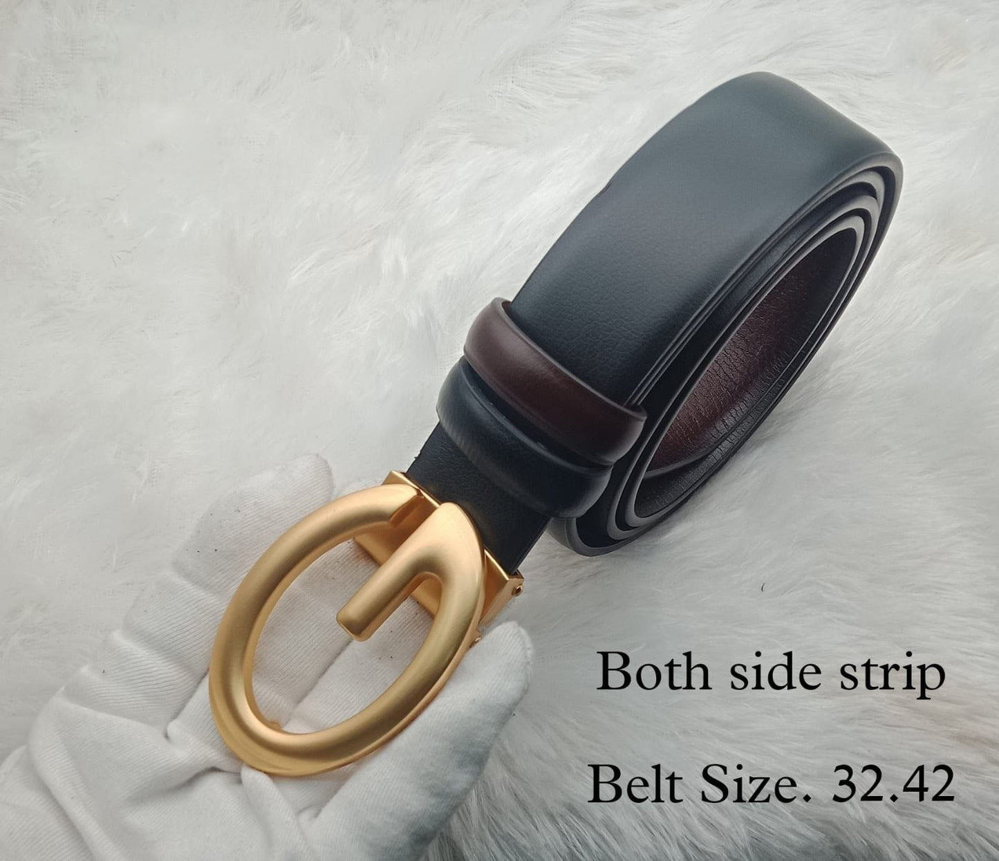 High Quality Supreme G-Design Buckle Belts With Reversible Strap For Men-JonasParamount
