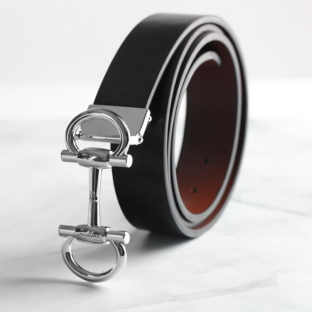 Luxury Vintage Designer Pin Buckle High Quality Genuine Leather Strap Belt For Men-JonasParamount