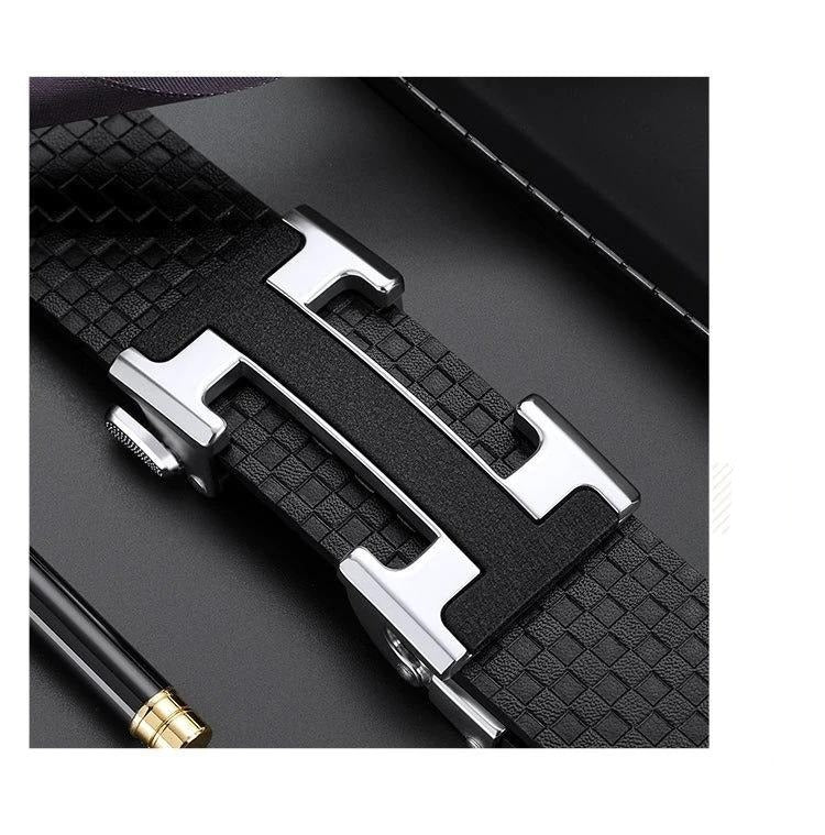 Luxury Brand H Latter Designer Fashionable Belt For Men-JonasParamount
