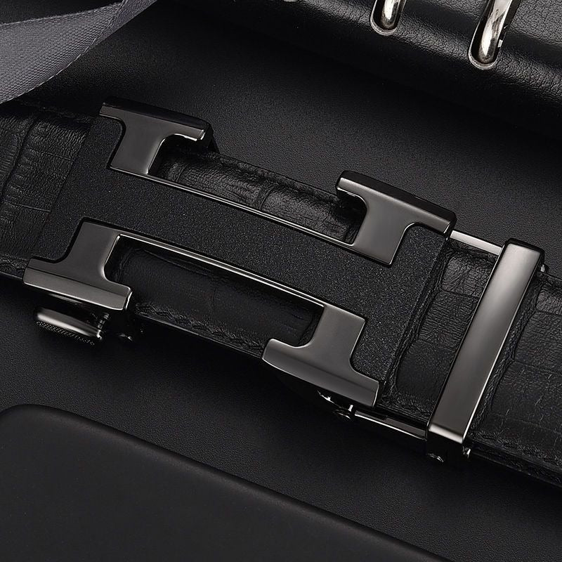 Luxury Brand H Latter Designer Fashionable Belt For Men-JonasParamount