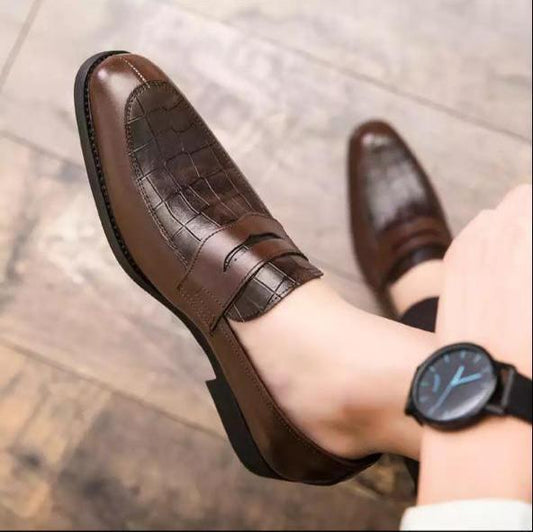 High Quality CROCO Moccasins Durable And Comfortable Shoes For Men-JonasParamount