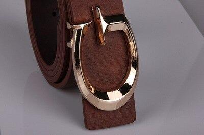Designer Casual G-Shape Leather Belt For Men-JonasParamount