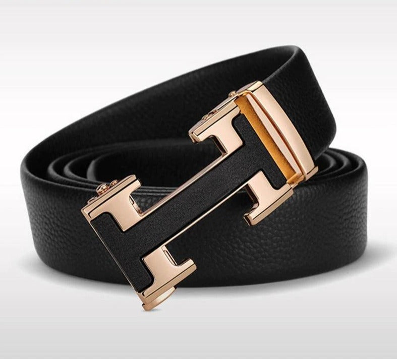 Luxury Brand H Latter Designer Fashionable Belt For Men-JonasParamount