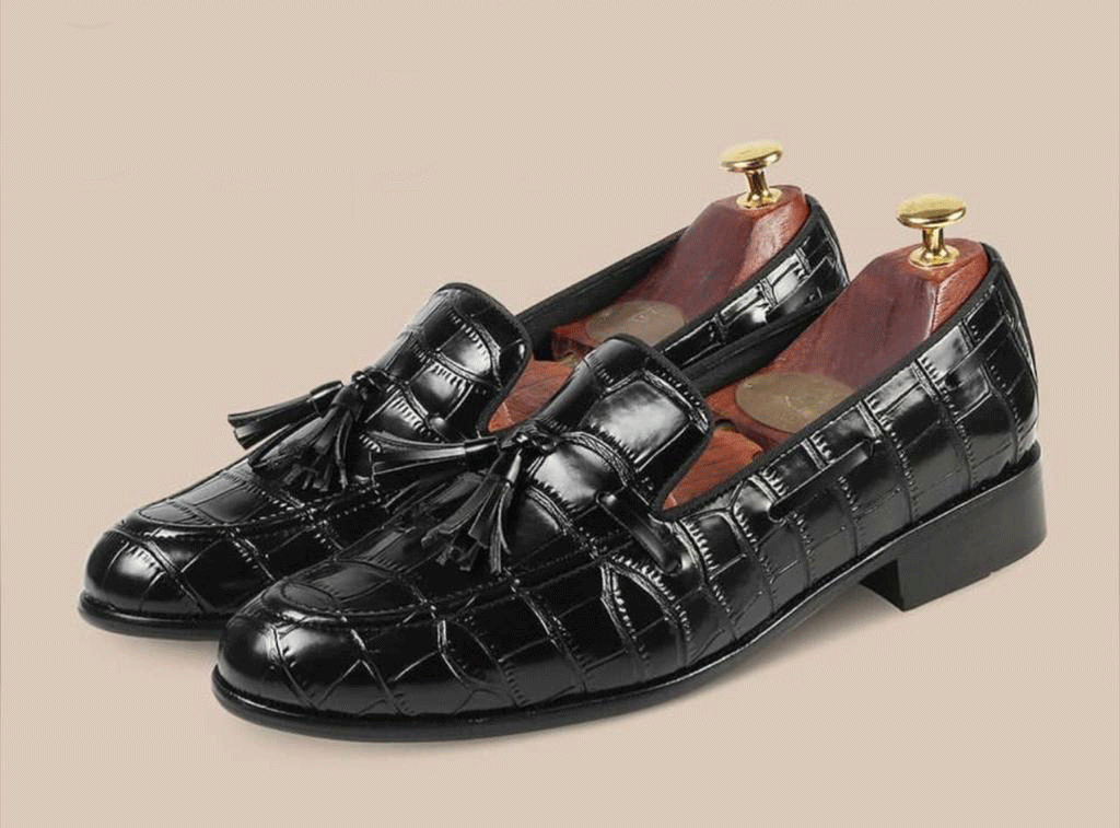 New Fashion Tassel Suede CROCO Moccasins Shoes For Men-JonasParamount