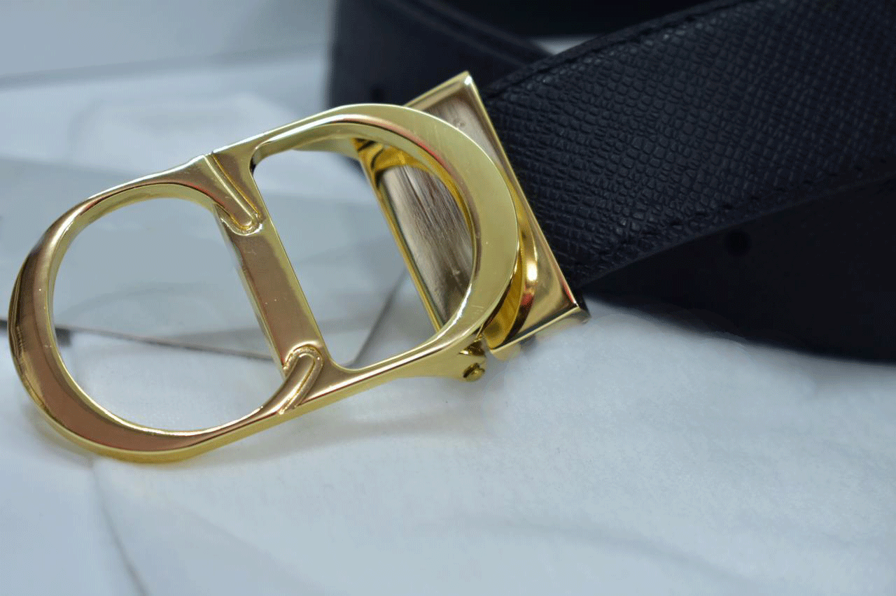 New CD Metal Design High Quality Leather Belt For Men-JonasParamount