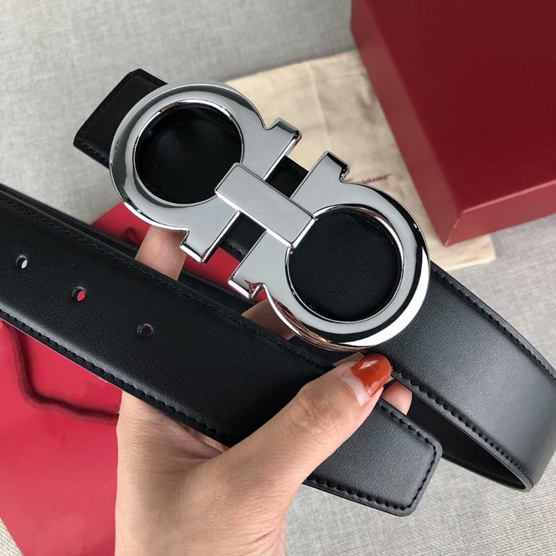 Fashion Casual Metal Buckle Business Leather Belt For Man -JonasParamount