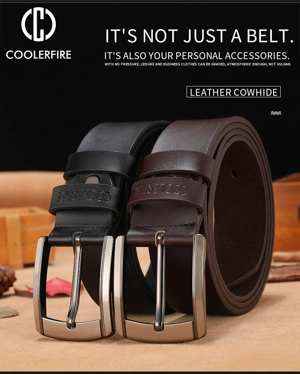 High Quality Genuine Leather Belt for Men-JonasParamount