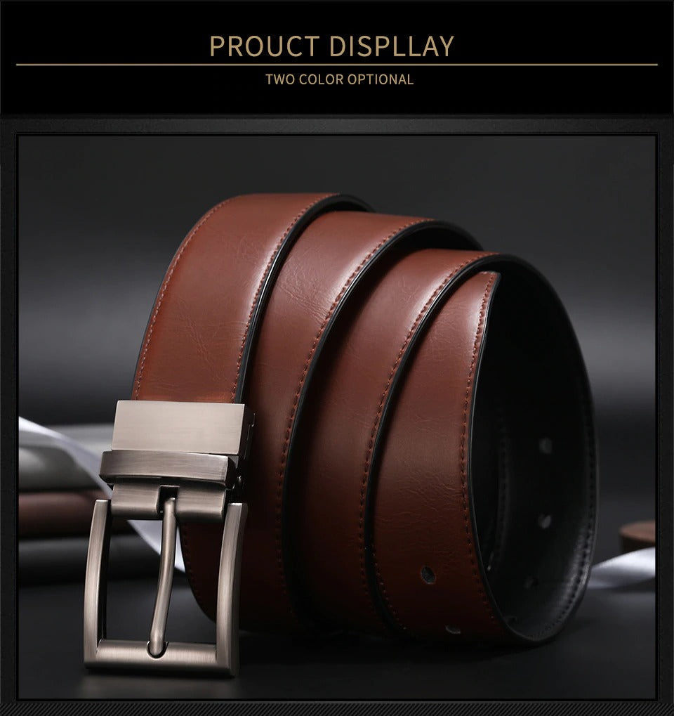 High Quality Casual Men Reversible Belt For Men-JonasParamount