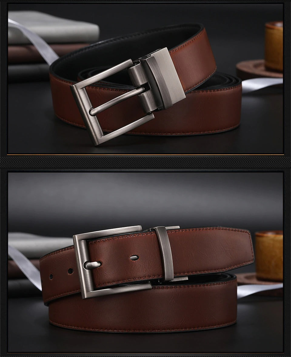 High Quality Casual Men Reversible Belt For Men-JonasParamount