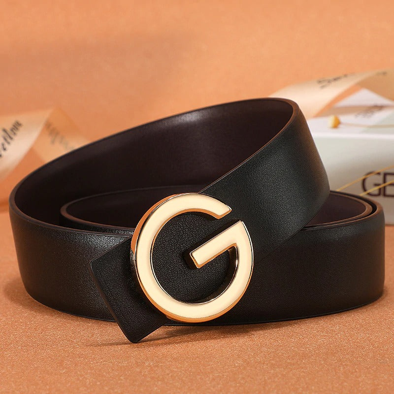 New High Quality Leather Belts For Men-JonasParamount