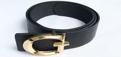 Designer Casual G-Shape Leather Belt For Men-JonasParamount