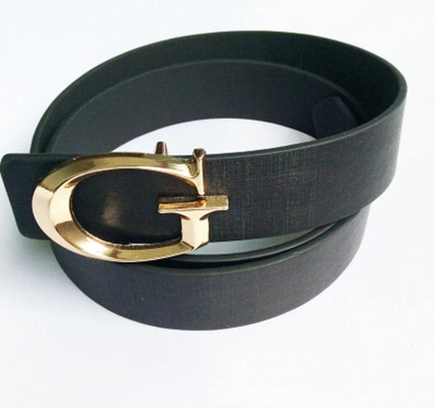 Designer Casual G-Shape Leather Belt For Men-JonasParamount