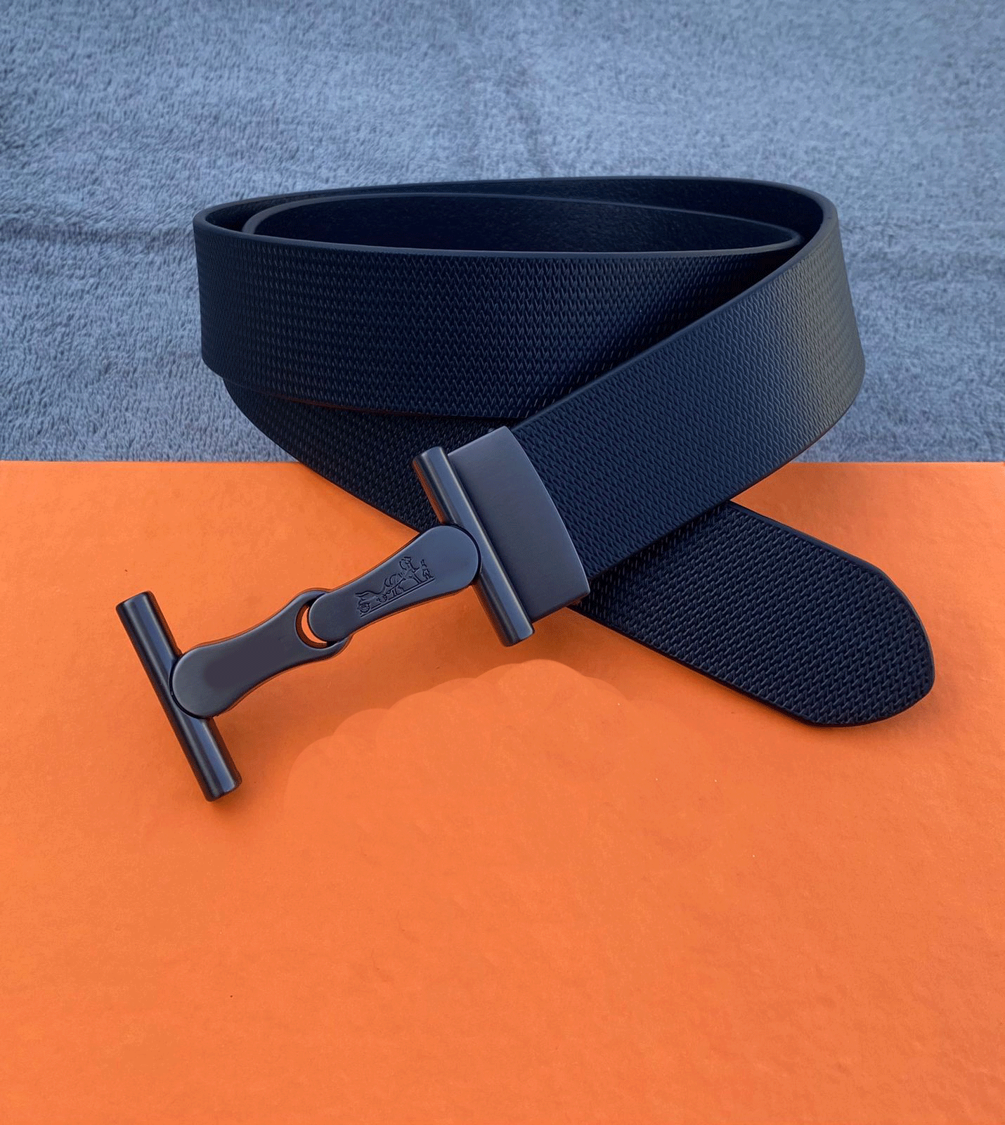 Trendy H Letter Leather Strap Belt For Men's-JonasParamount