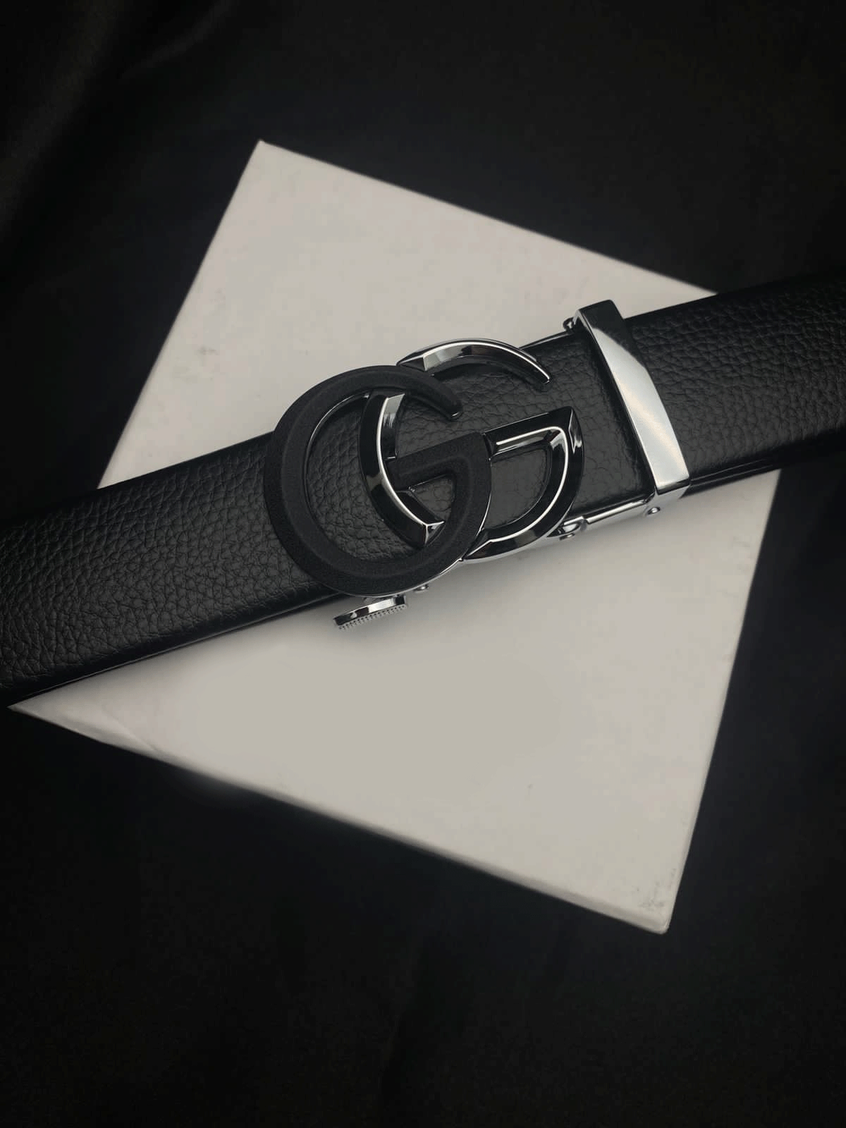 New Fashion Designer Double GG Later Buckle High Quality Belt For Men-JonasParamount