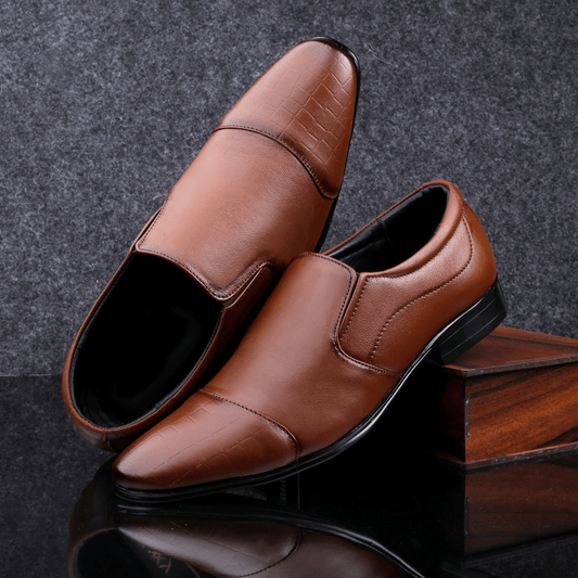 Fashionable Genuine Leather Slip-on Formal Office ,Part Wear Shoes-JonasParamount