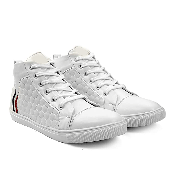 Latest Casual Sneakers in Lace-up With High Ankle Boot Form-JonasParamount